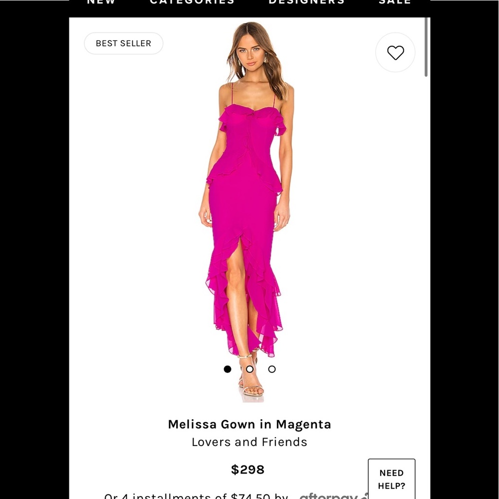 Pink Revolve Dress **NEW WITH TAGS**